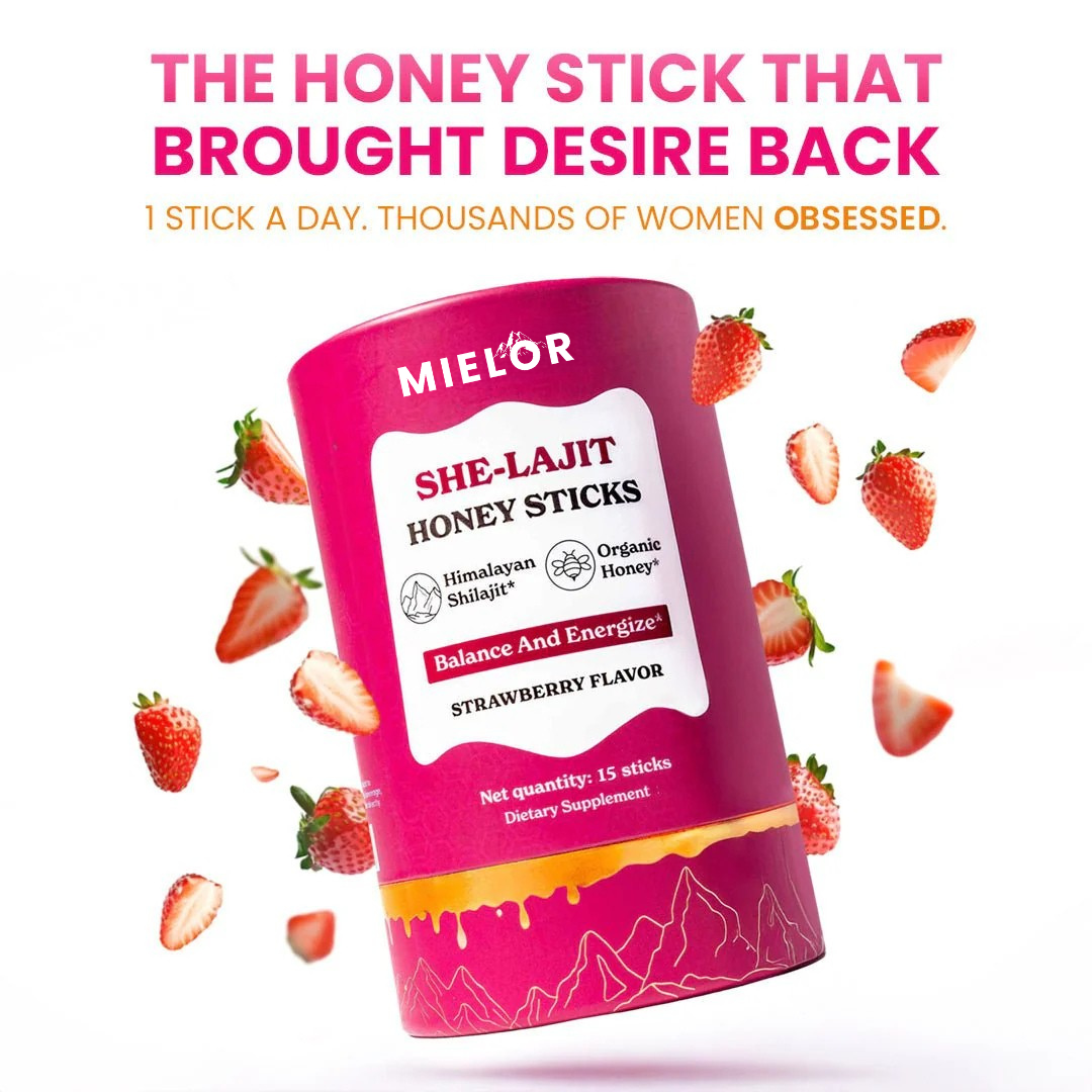 MIELOR Shilajit Honey Sticks