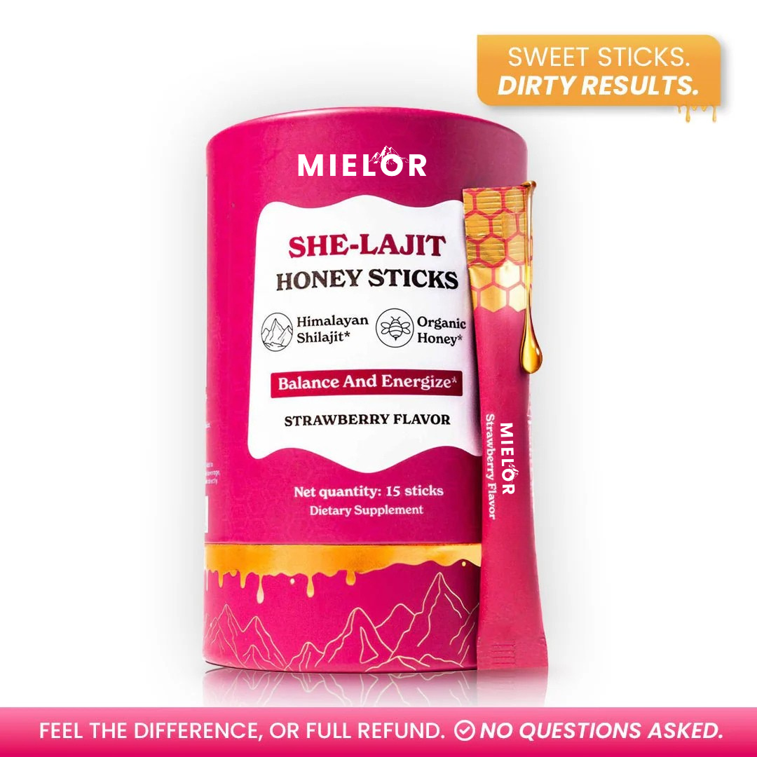 MIELOR Shilajit Honey Sticks