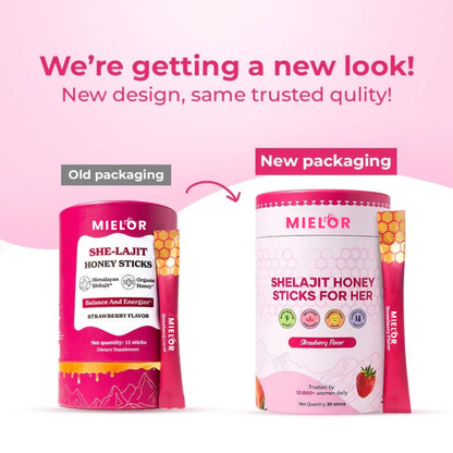 MIELOR Shilajit Honey Sticks